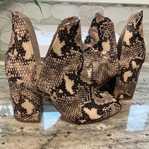 Steve Madden Snake Skin Bootie